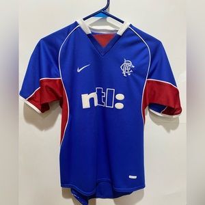 Home Glasgow Rangers 2001-2002 vintage jersey.